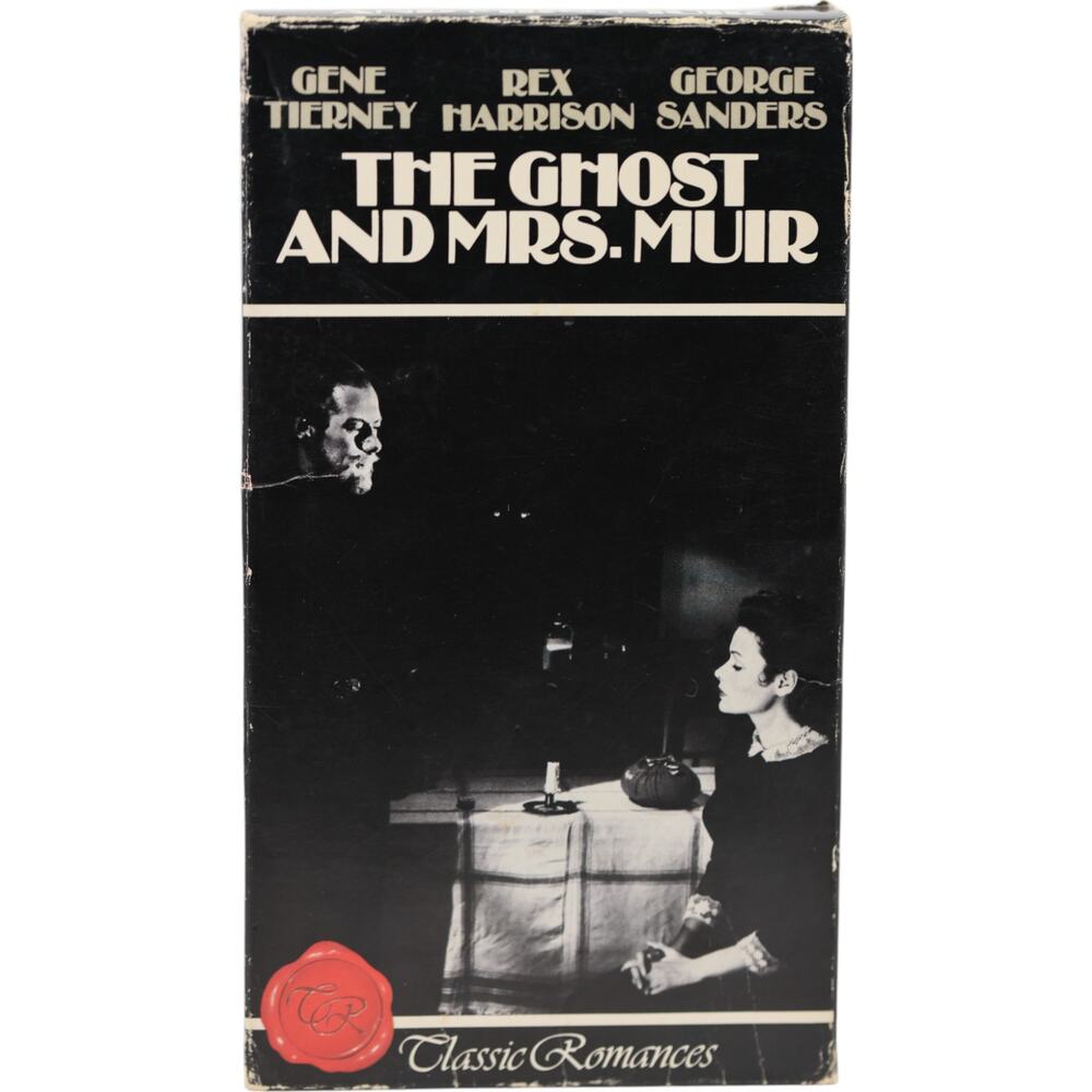 The Ghost and Mrs. Muir VHS Classic Romances 1947 Black & White Mystery Thriller